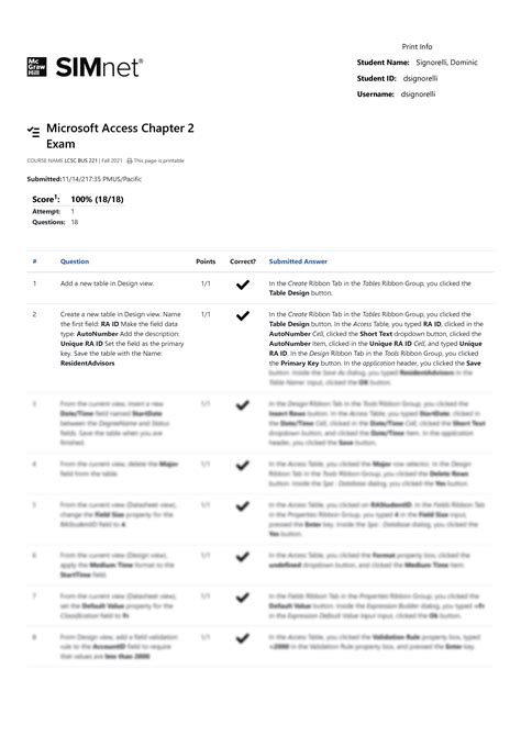 With the introduction of Microsoft <b>Access</b> 365, In Practice, 2021 Edition, and Windows 11, Microsoft makes a fundamental shift from “Office for Us” to “Microsoft with Others. . Access simnet exam